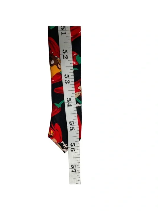 Looney Tunes Men Necktie Tie Hot Chili Pepper 1994 Cartoon Bugs Taz - Picture 7 of 10